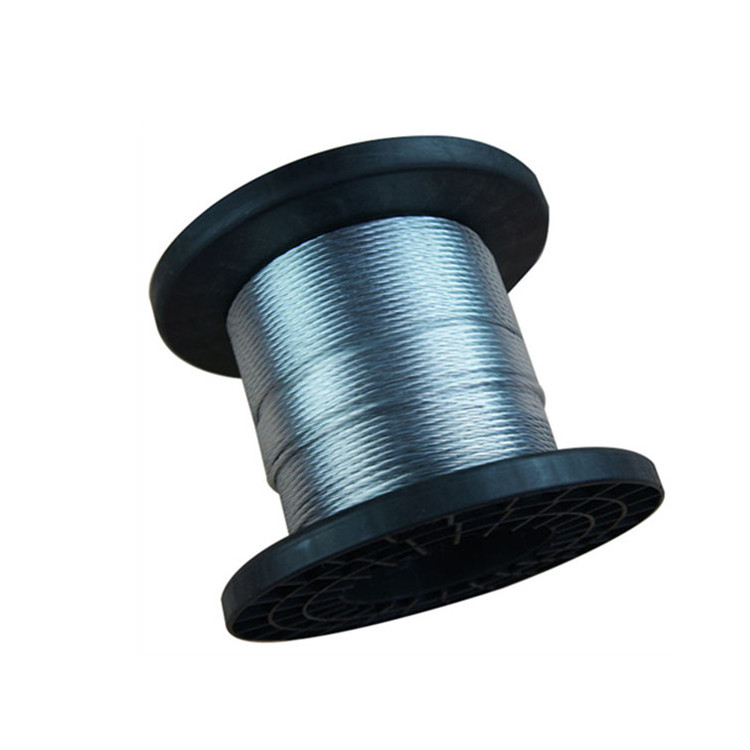 1.5mm/1.8mm High Fatigue Galvanized Steel Wire Rope for Car Window Regulator