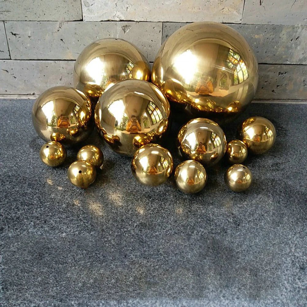 Stainless Steel Garden Gazing Balls Mirror Polished Hollow Ball Reflective Garden Sphere Floating Pond Balls Globe