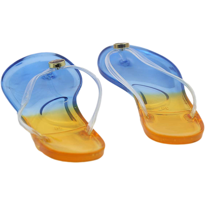 Flop for Lady Branded Upper Cute Sliders Custom Logo Plastic Flip Flops