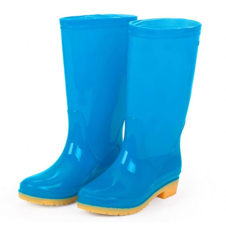 New Professional For Kids Shoe Work Wedge Heel Womens High Waterproof Safety Men Pvc Rain Boots