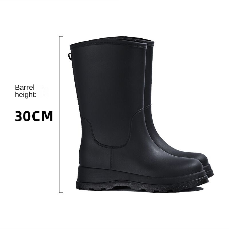 Factory cheap PVC chemical anti-slip safety work mining boots farming rain boots