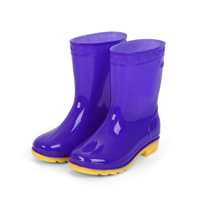 High Quality Shoes for Kids Pvc Wellies Children Water Proof Work Rain Boots Kids Rubber