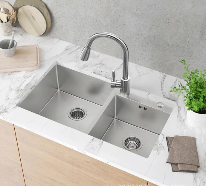 Unique stainless steel kitchen workstation sink Gold stainless steel double bowl kitchen sink