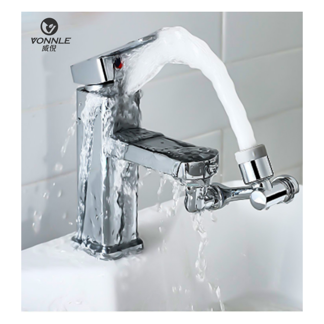 Modern Bathroom 1080 Universal Swivel Faucet Converter Universal Basin Swivel Faucet Extender