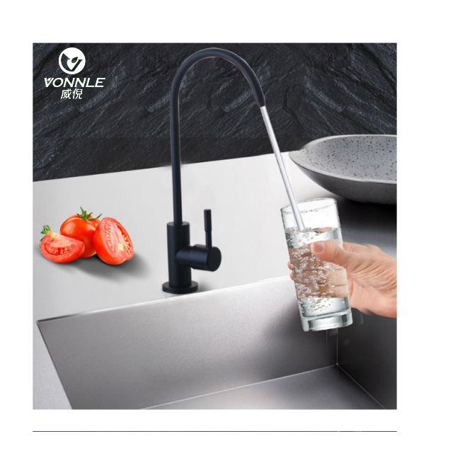 And cold kitchen faucet water mixer kitchen tapsteel sanitary ware single handle kitchen faucetkitchen faucet black