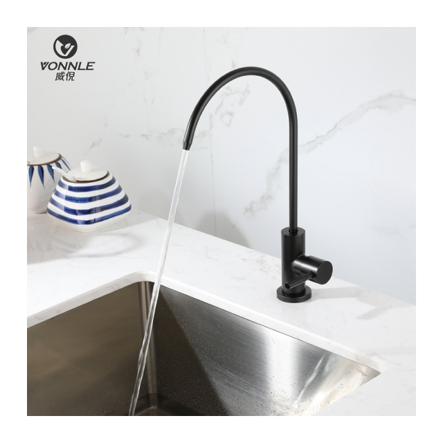 And cold kitchen faucet water mixer kitchen tapsteel sanitary ware single handle kitchen faucetkitchen faucet black