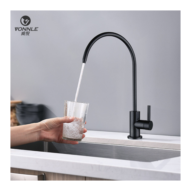 High quality stainless steel kitchen water purifier faucet rotatable kitchen accessories single cooling water purifier faucet