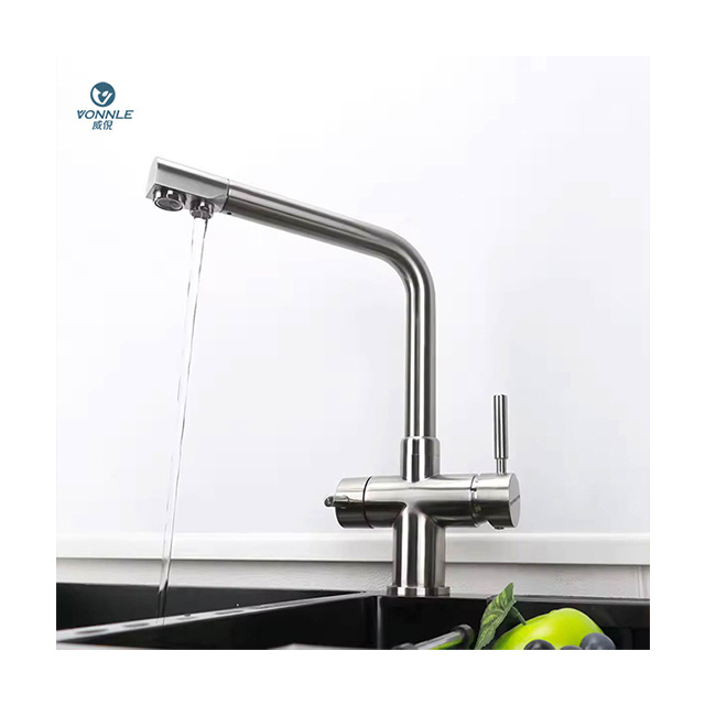 Three-in-one water purifier kitchen faucets stainless steel kitchen faucet Commercial kitchen faucet