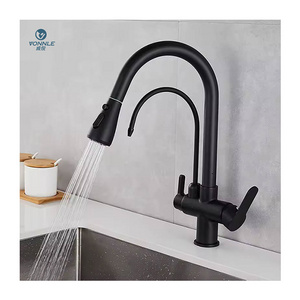 Kitchen pullout modern kitchen faucet down adjustable telescopic kitchen sink faucet sink faucet