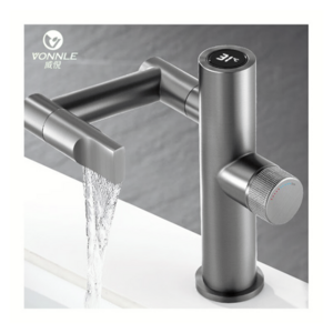 Modern bathroom kitchen washbasin faucet adapter digital display washbasin faucet