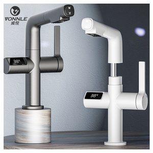 Unique wholesale Chinese high quality luxury faucets smart faucet  bathroom basin faucet and tap