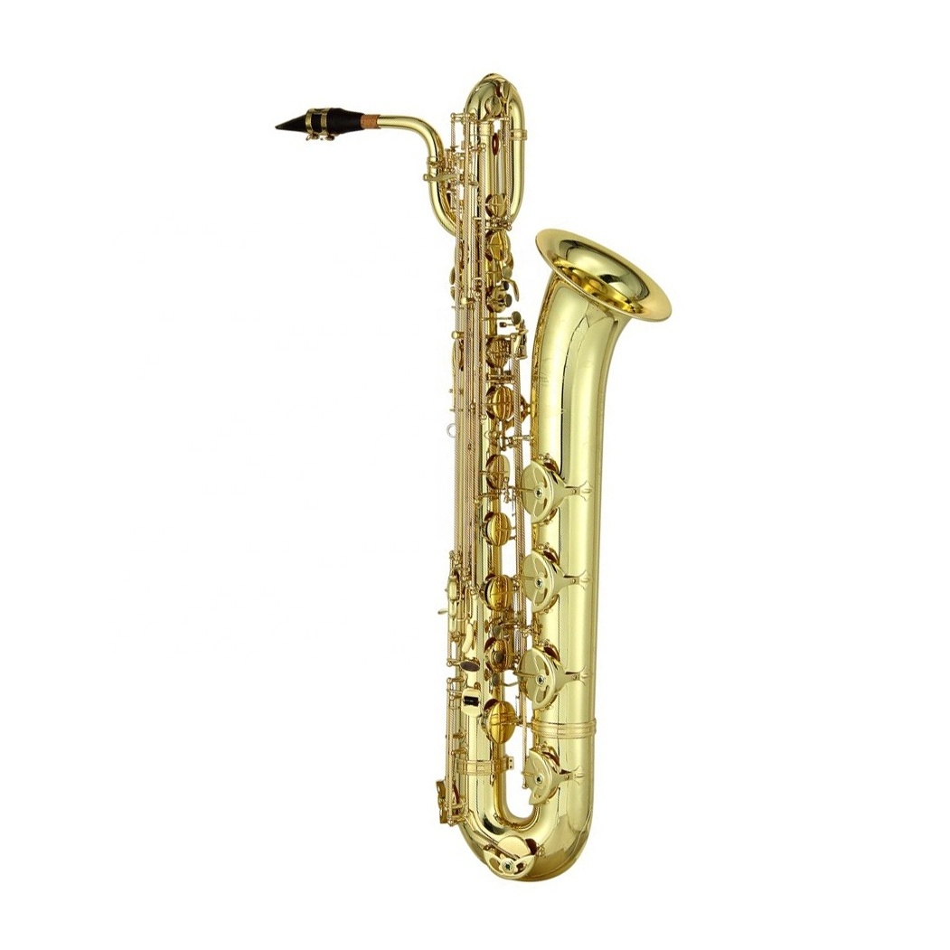 SEASOUND OEM Professional Cheap Gold Lacquer Baritone Saxophone JYBS104