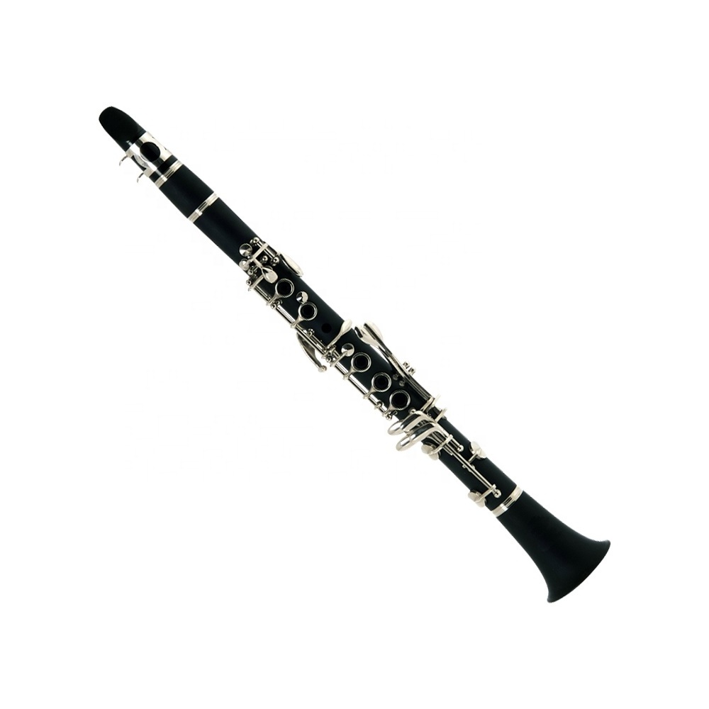 SEASOUND OEM High Quality Eb 17 Keys Clarinet ABS Plastic Body with Nickel Plated Bakelite Black Leather Case BB Tone JYCL302