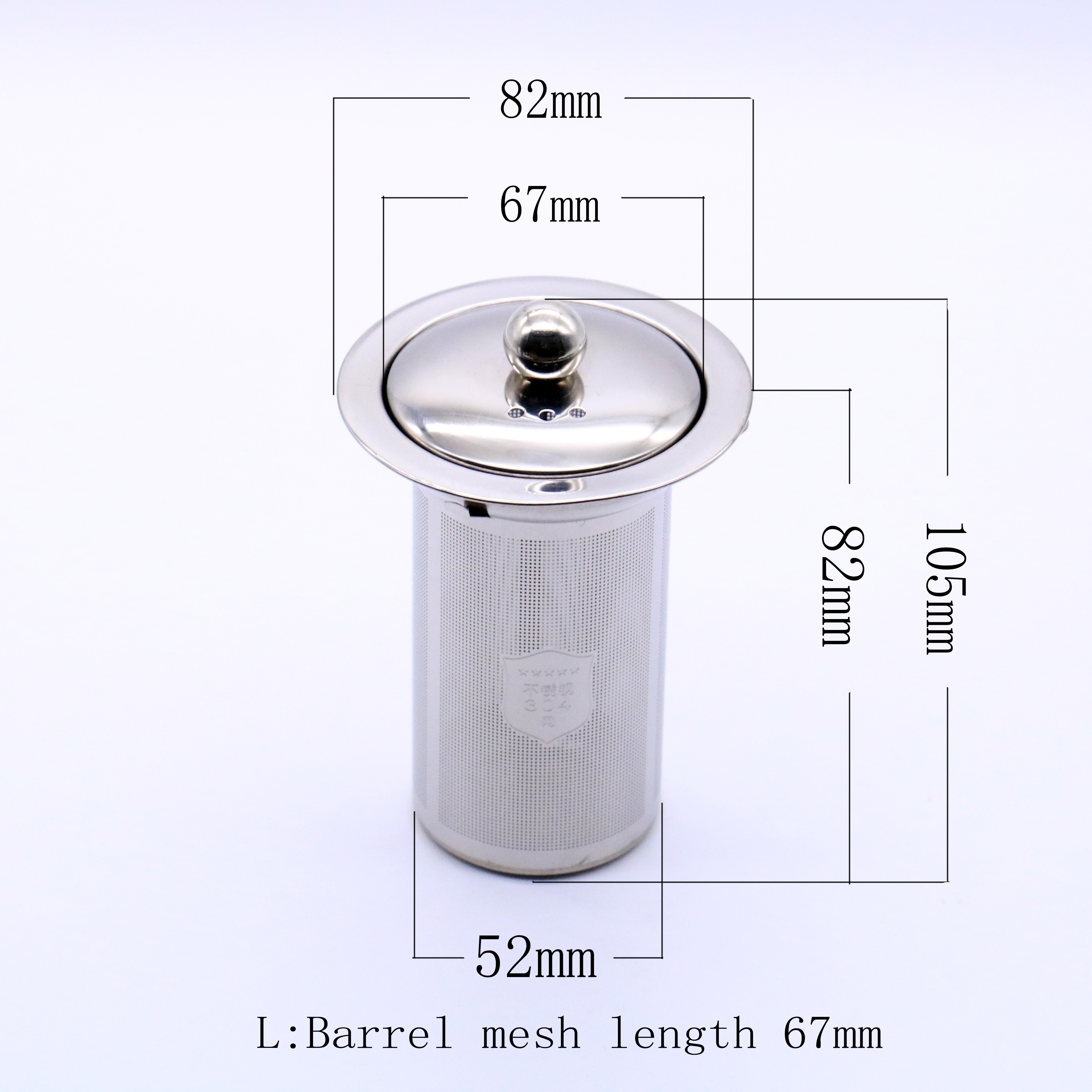 Infuser Stainless Steel Reusable Portable Hot Selling Coffee Tea Kettle Strainer Teapot Filter with Lid