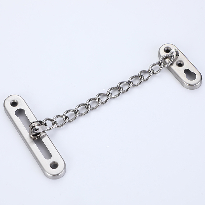 Custom Logo Stainless Steel Security Guard Door Safety Chain Lock