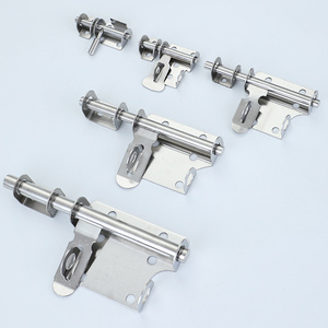 High Quality Stainless Steel Door Bolt Lock U Shape Round Inside Types Wooden Door Latch