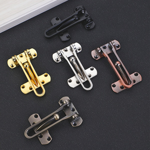 Zinc alloy large anti-theft clasp for hotel safety door hardware security chain door guard door bolt