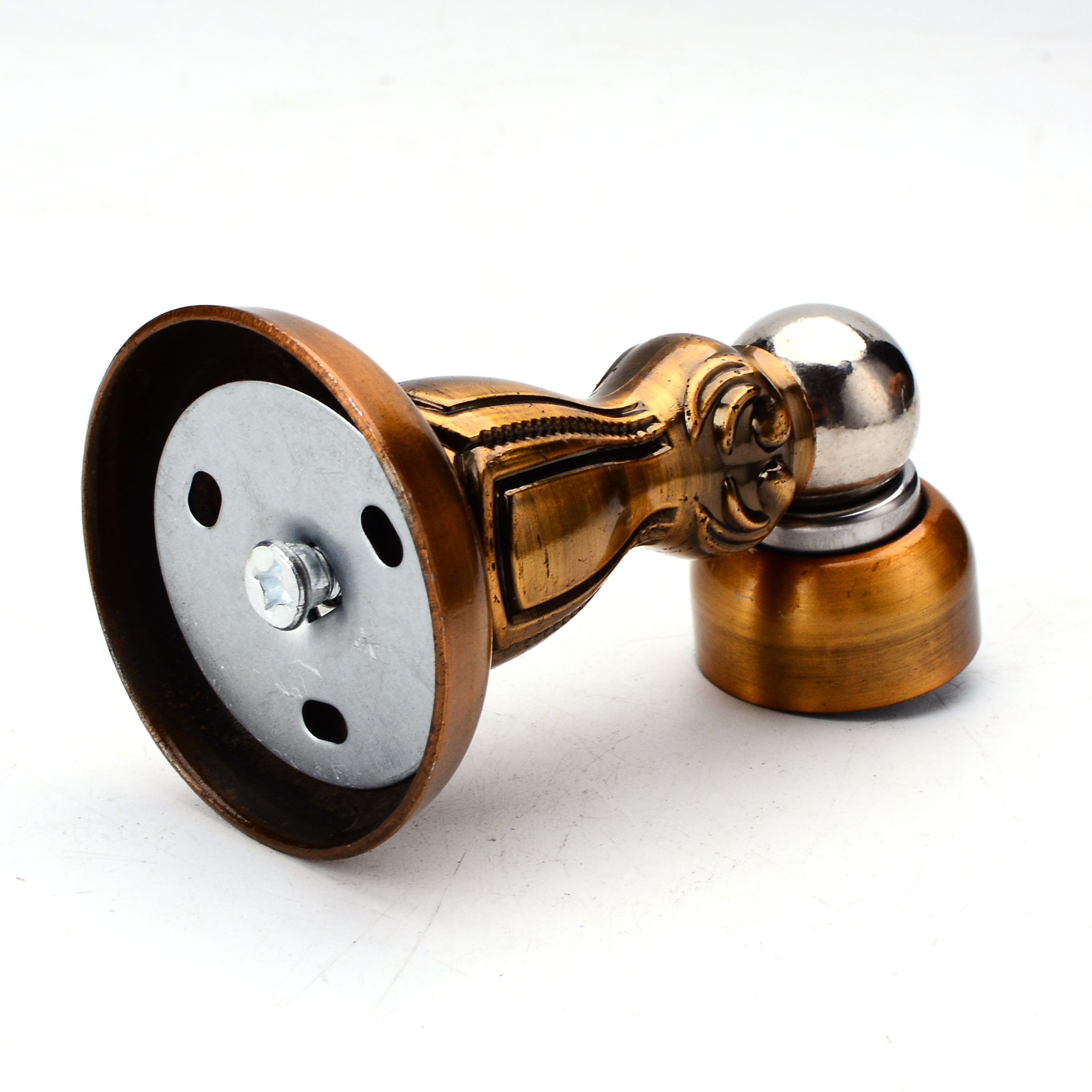 European style classical interior magnetic door stops gold brass gate door dust stopper