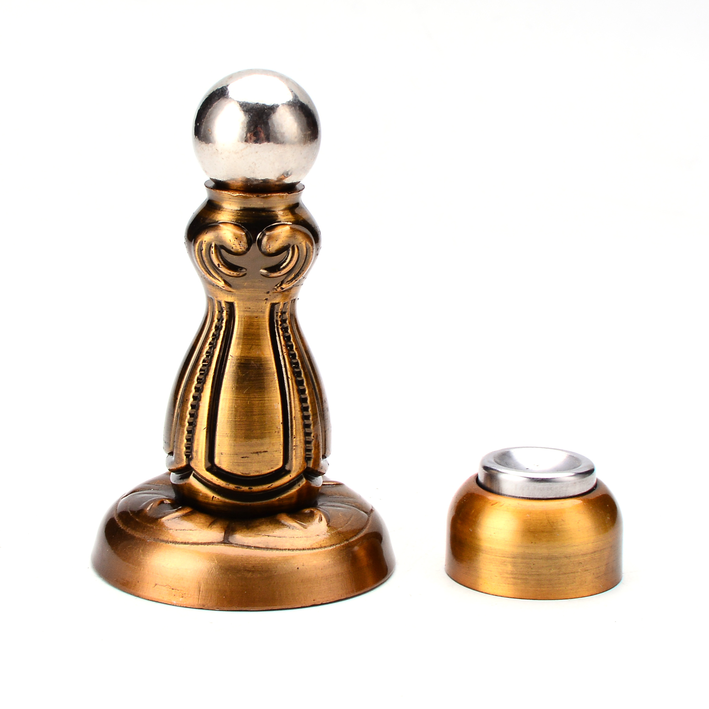 European style classical interior magnetic door stops gold brass gate door dust stopper