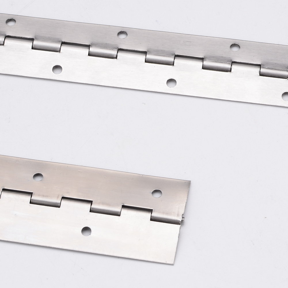 Factory Directly Stainless Steel 304 Continuous Long And Small Folding 180 Degree Metal Piano Hinge Hardwares