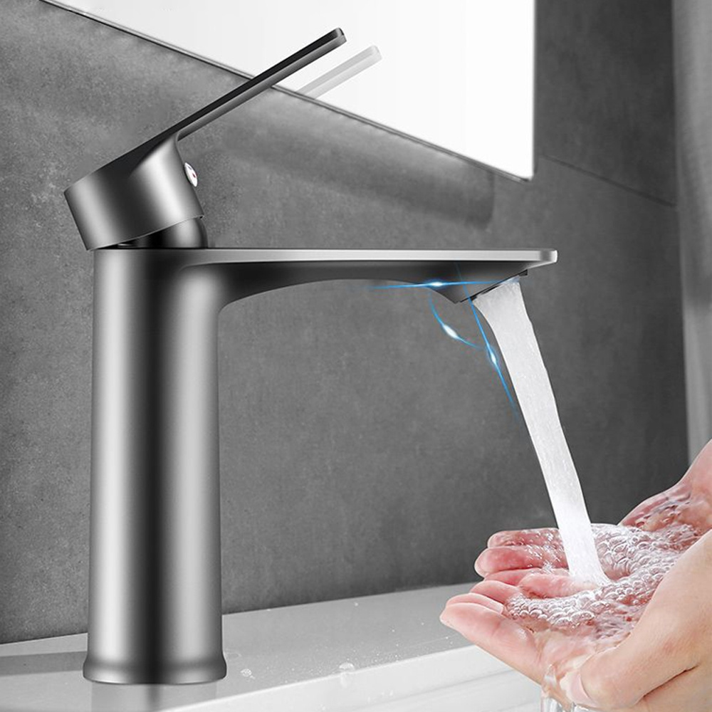 Hot Sale High Quality Stainless Steel Chrome Single Lever Bathroom Wash Basin Faucet, Basin Taps, Basin Mixer