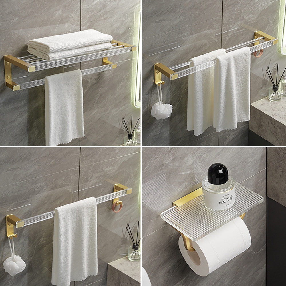 Bathroom towel rack storage rack  toilet bathroom hanging accessories non perforated wall hanging storage rack