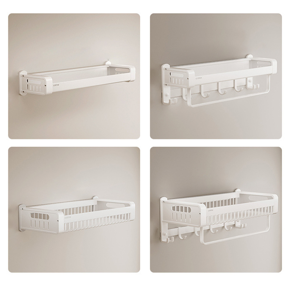 Non-perforated Bathroom Shower Shelving Bathroom Shower Gel Toilet Sink Shampoo Basket Rack Shower Room