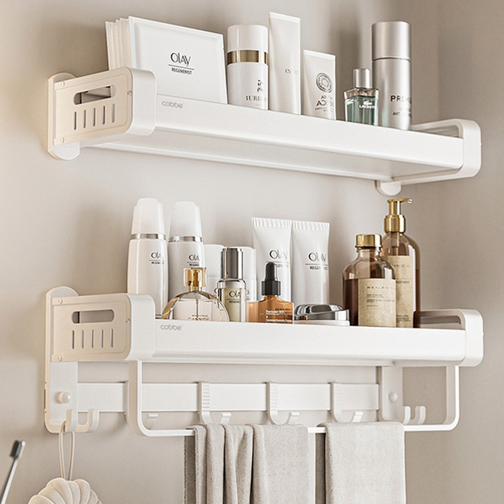 Non-perforated Bathroom Shower Shelving Bathroom Shower Gel Toilet Sink Shampoo Basket Rack Shower Room