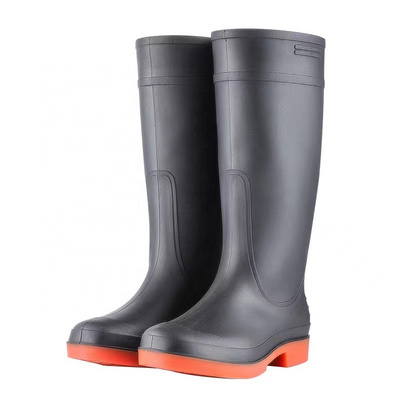 adult men waterproof rubber gumboots pvc rain boots