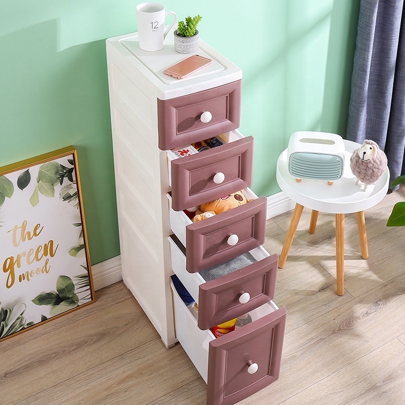 20 25 37 CM Crevice Plastic Storage Cabinets European Plastic Eco-friendly Storage Organizer Portable Movable Storage Drawers