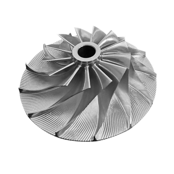 Machined propeller parts, aluminum alloy marine five blade turbine blades, impeller, five axis CNC machining parts