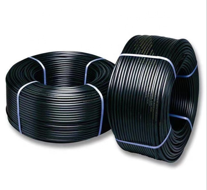 50mm poly pipe 2 inch black plastic hdpe coil pipe for irrigation