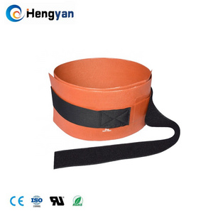 High quality  Oil Drum Heater Silicone Heater Barrels110V Silicone rubber heating belt 220V Pipe heater with CE