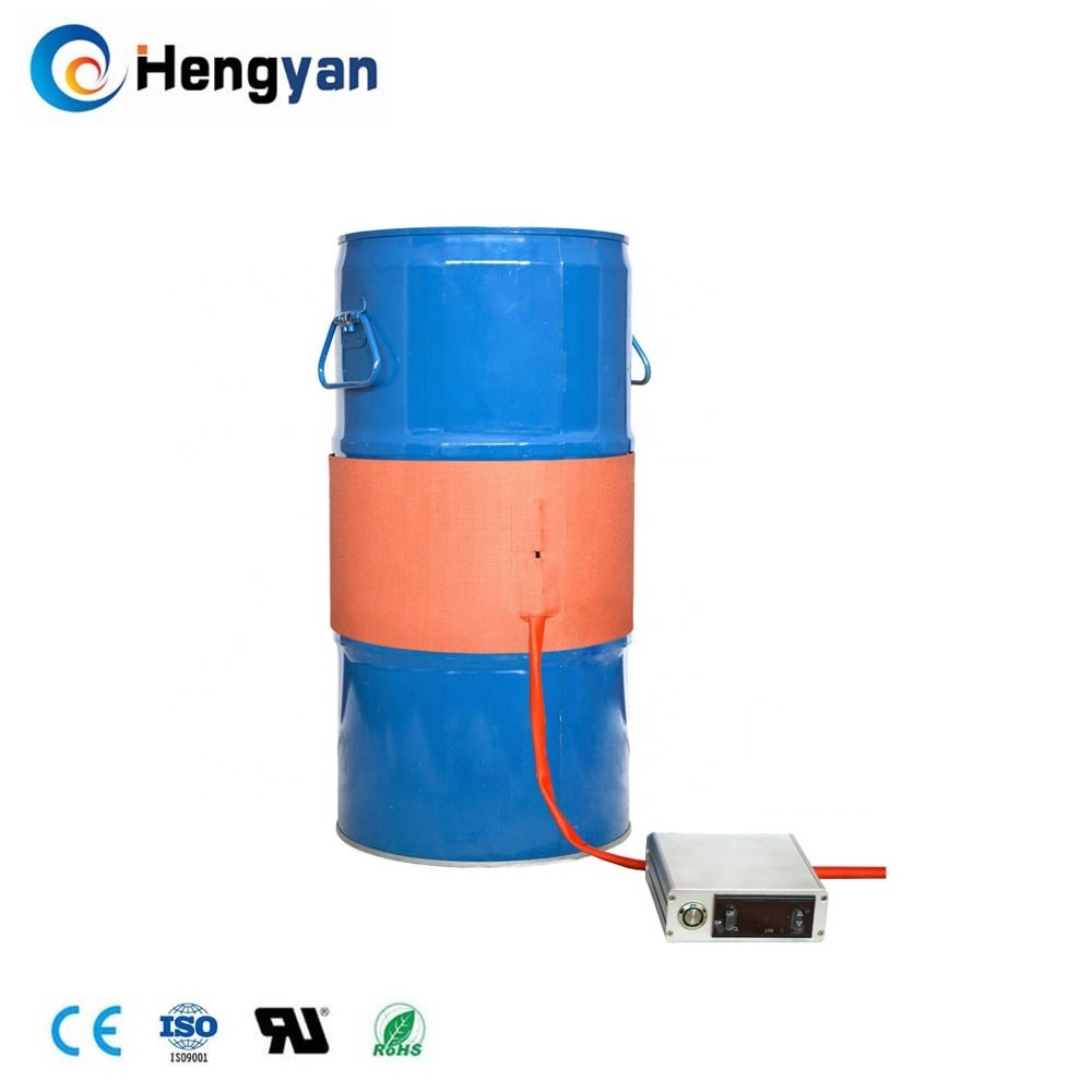 High quality  Oil Drum Heater Silicone Heater Barrels110V Silicone rubber heating belt 220V Pipe heater with CE