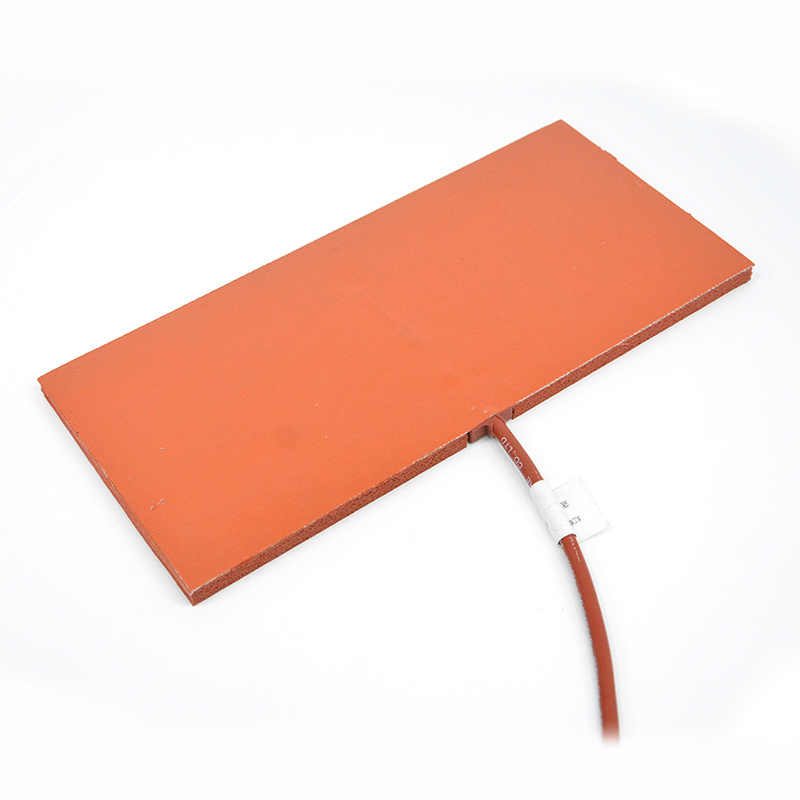 waterproof silicone flexible heating pad heating element with thermistor heat resist rubber pad