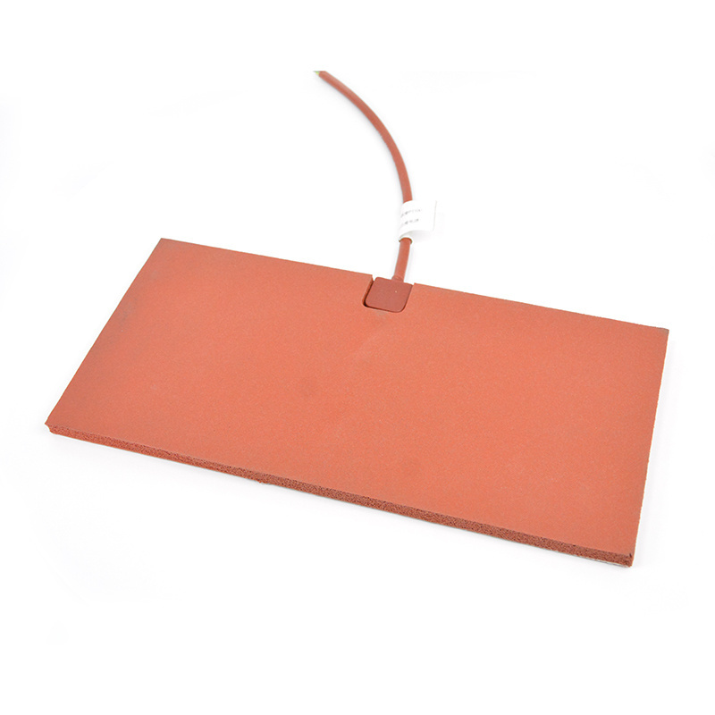 waterproof silicone flexible heating pad heating element with thermistor heat resist rubber pad