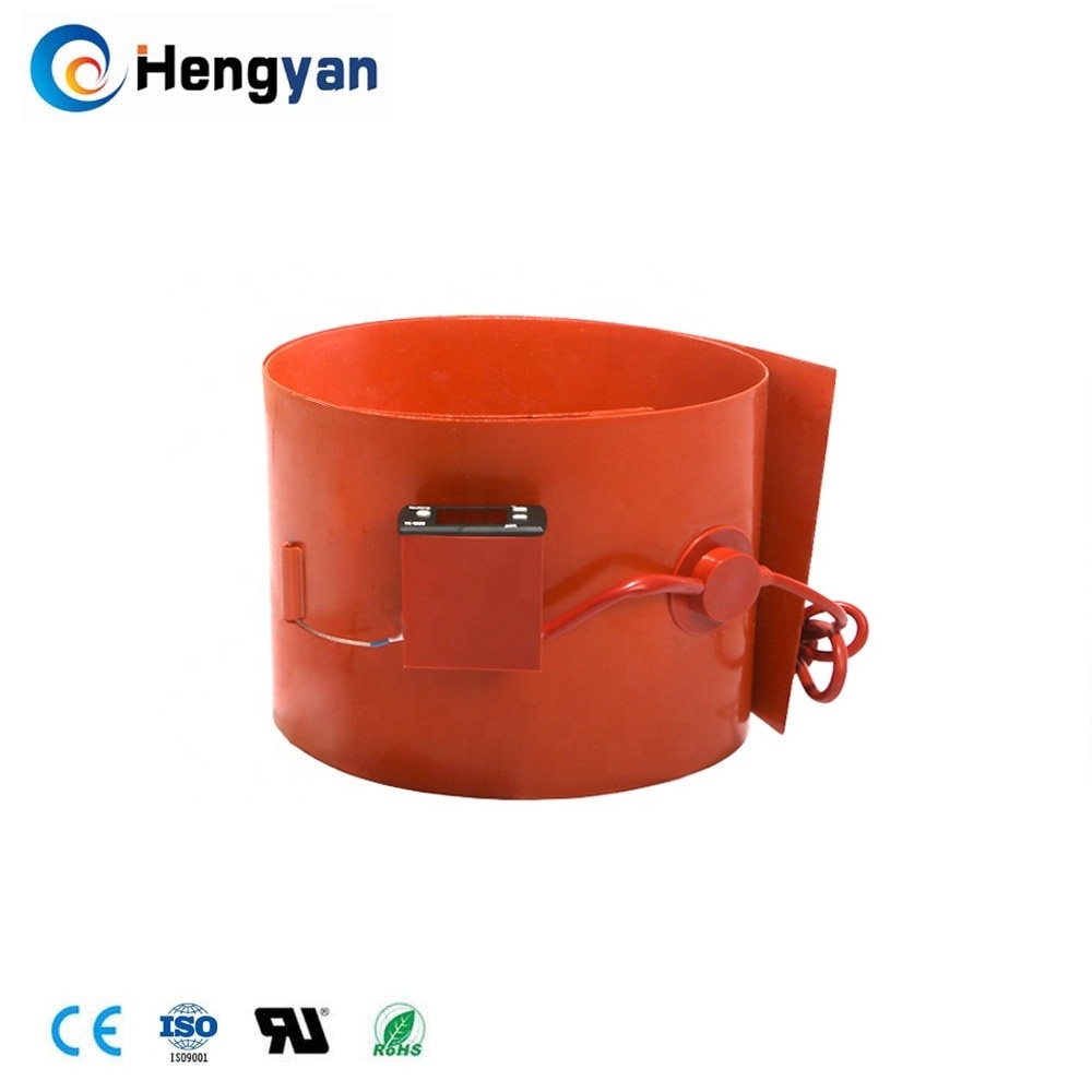 High quality  Oil Drum Heater Silicone Heater Barrels110V Silicone rubber heating belt 220V Pipe heater with CE