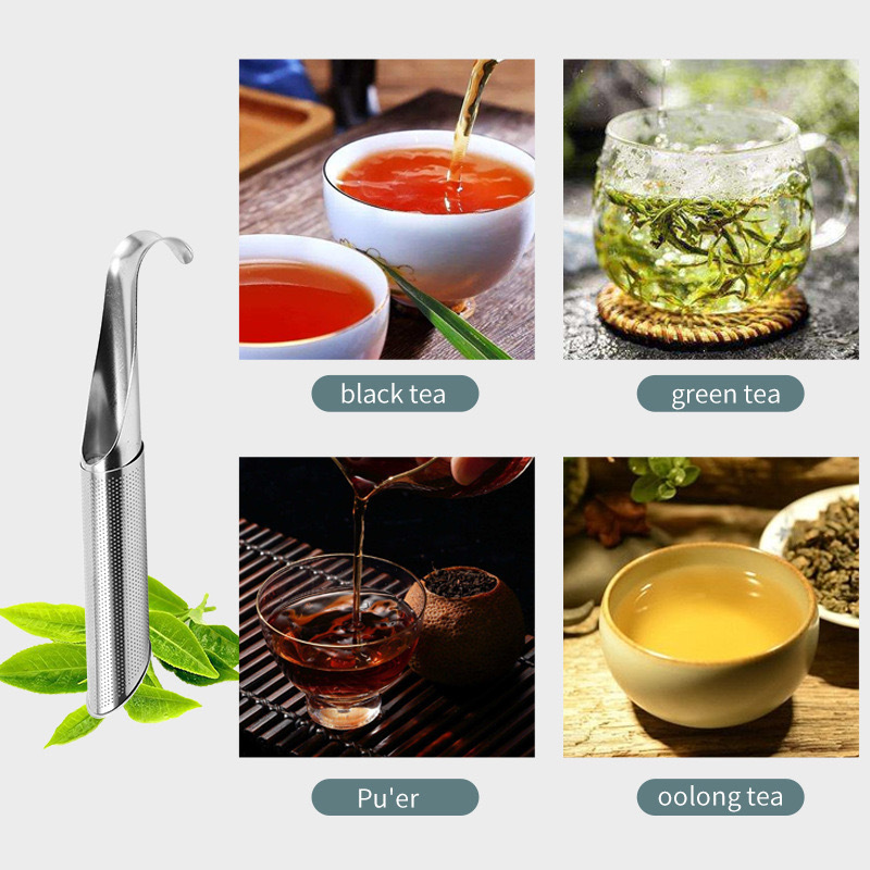 Manufacture reusable stainless steel tea strainer infuser with customize logo