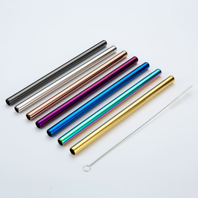 Wholesale Reusable Stainless Steel Drinking Straw With Customized Logo