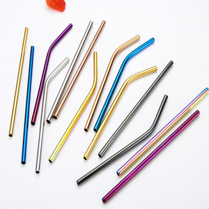 Wholesale Reusable Stainless Steel Drinking Straw With Customized Logo