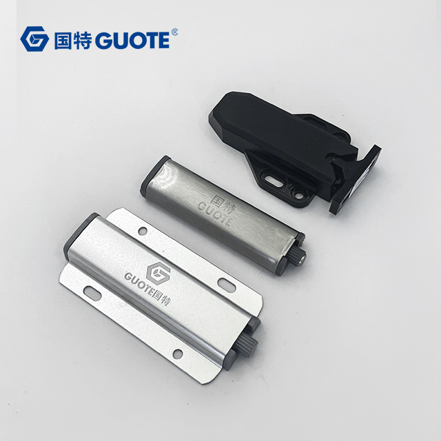 GUOTE furniture cabinet drawer door accessory push to open system catches rebound soft close rebound device