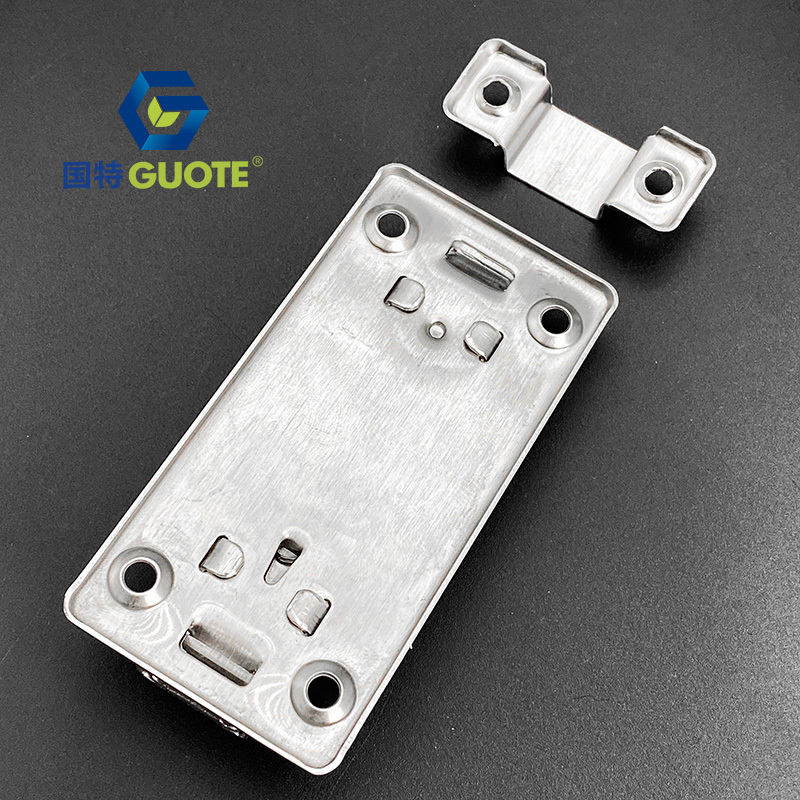 GUOTE  stainless steel automatic rebound button spring bolt gate bolt for composite doors safety door lock