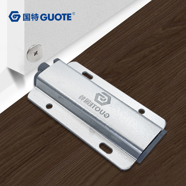 GUOTE furniture cabinet drawer door accessory push to open system catches rebound soft close rebound device