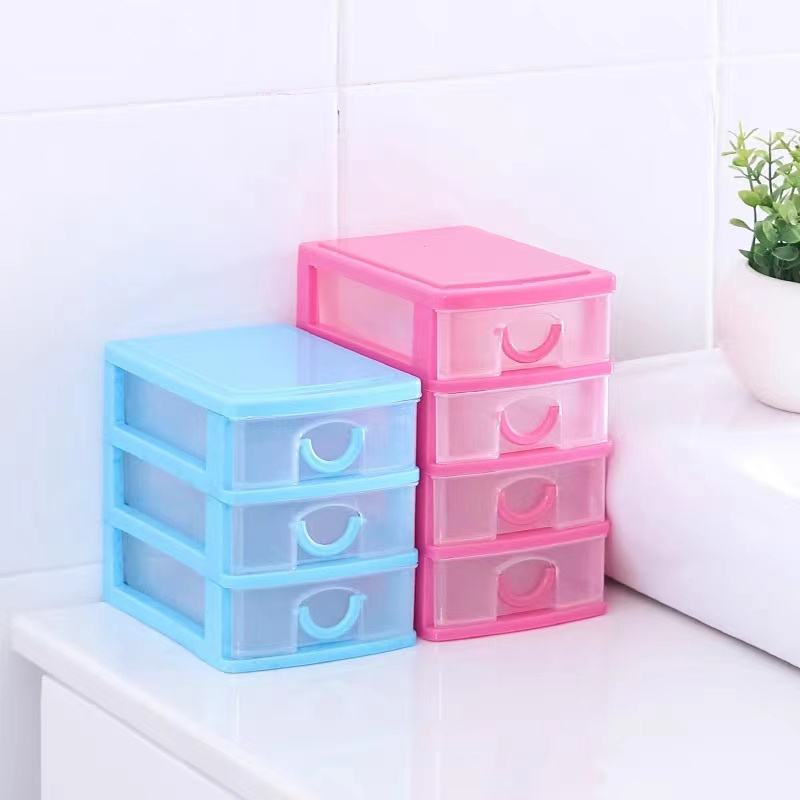 Multifunction PP Tabletop Small Parts Mini Storage Organizer Cabinet Desktop Plastic Storage Drawer