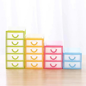 Multifunction PP Tabletop Small Parts Mini Storage Organizer Cabinet Desktop Plastic Storage Drawer