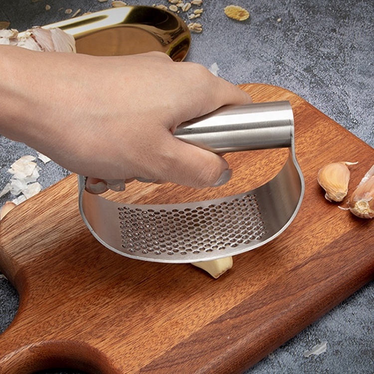 Premium Manual Handheld Pressed Garlic Mincer Chopper Garlic Press Crusher for Garlic Squeezer