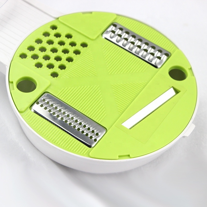 Wholesale Multifunction 4 in 1 Garlic Ginger Zester Potato Slicer Hand Vegetable Grater With Container