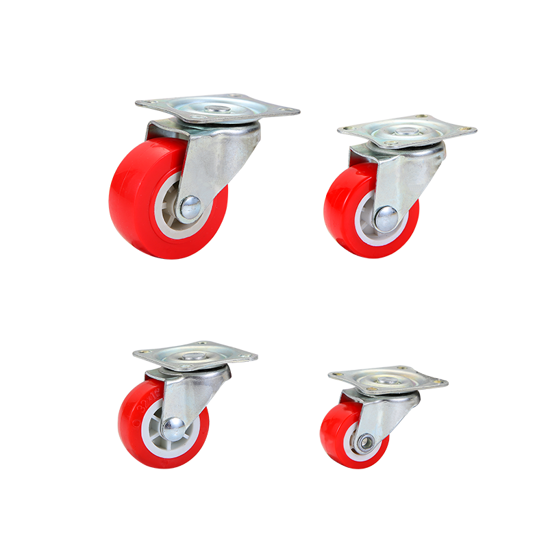 Suitable for Multiple Scenarios 3 Inch Pvc Hand Cart Plate Fix Caster Chair Wheel Caster