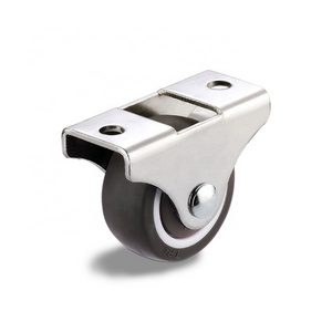 2 Inch Quiet TPE Caster Wheels Furniture Swivel Casters Brake Wheel