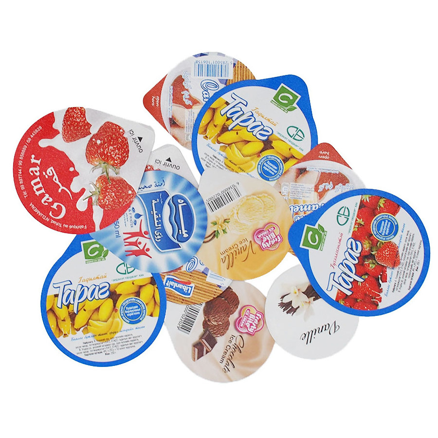 Die Cut Aluminium Foil Lids For Jelly